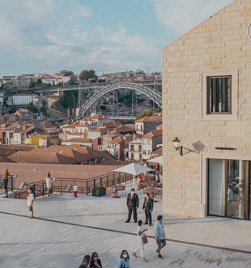 Yeatman Hotel Views and Outside Patio