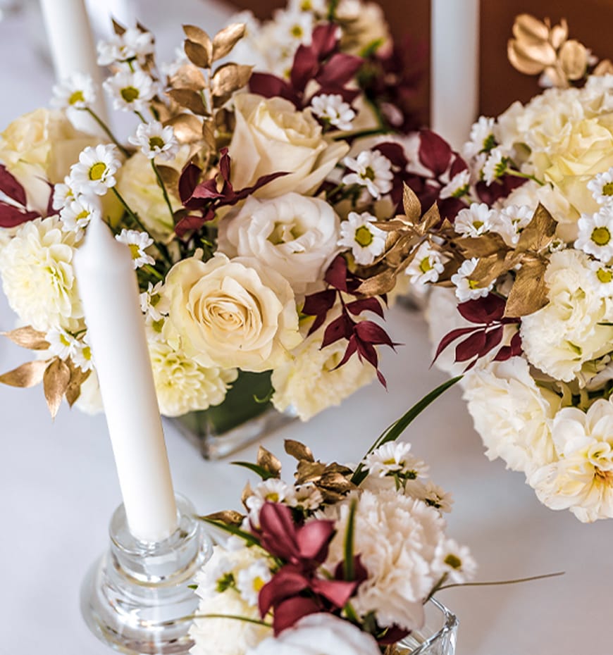 The Yeatman Hotel Wedding Decoration Example